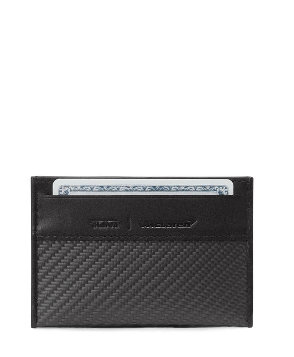 TUMI TUMI McLaren SLIM CARD CASE  Carbon/Papaya