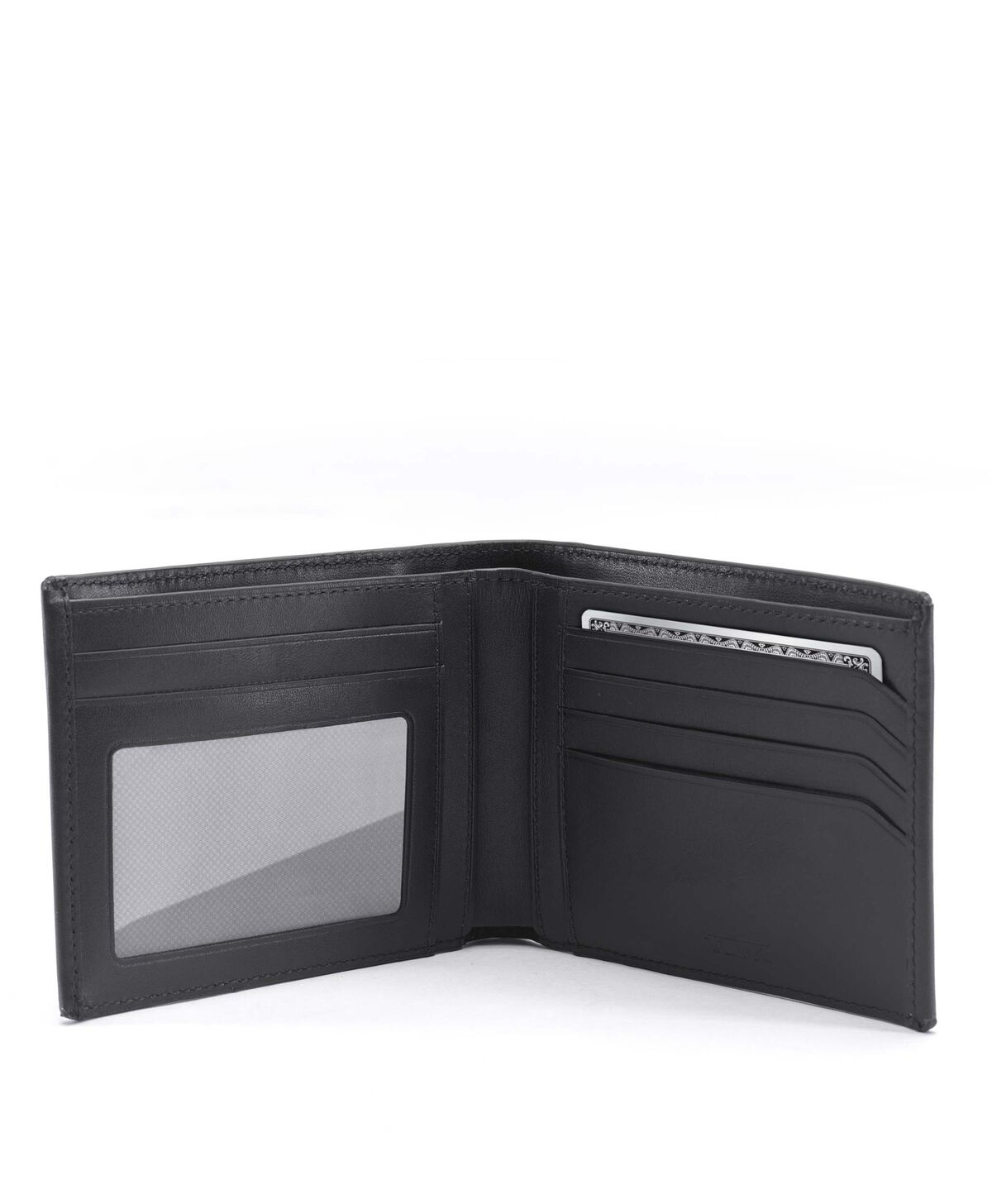 TUMI Nassau GLOBAL DOUBLE BILLFOLD  Black Smooth