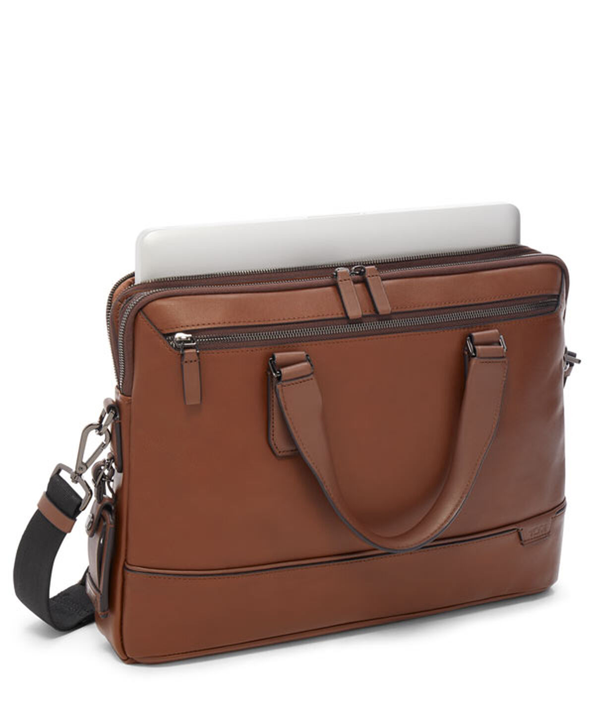 TUMI Harrison SYCAMORE SLIM BRIEF  Cognac