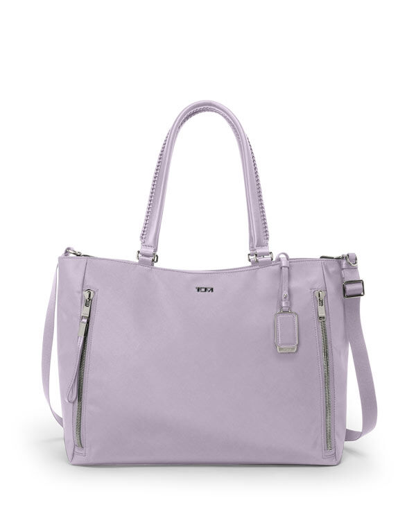 美品♡TUMI♡ VOYAGEUR トートバッグ　ショルダー付き　限定パープル TUMI