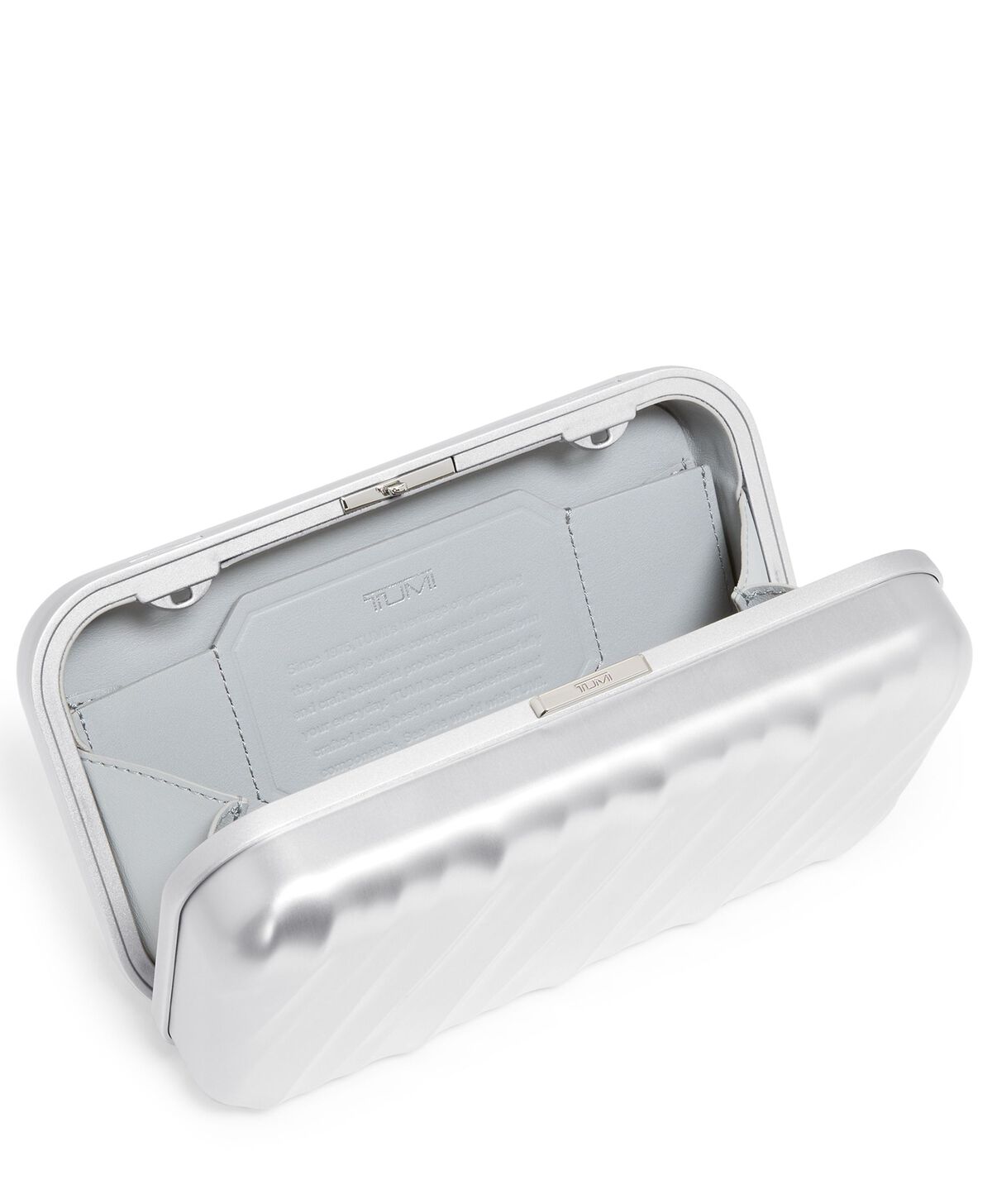 TUMI 19 Degree Aluminium MINAUDIERE Silver