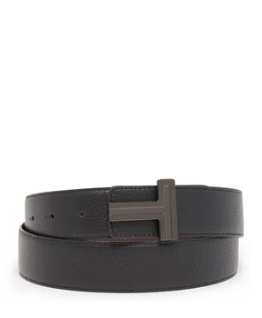 Belts T Buckle Reversible Leather Belt, 35mm