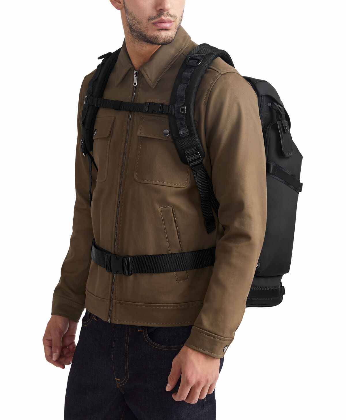 TUMI Alpha Bravo EXPEDITION FLAP BACKPACK  Black