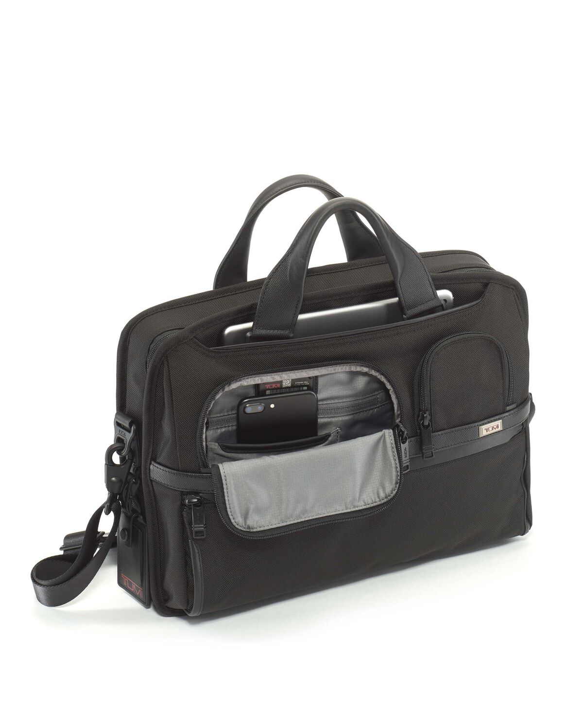 TUMI Alpha 3 TUMI SLIM BRIEF  Black