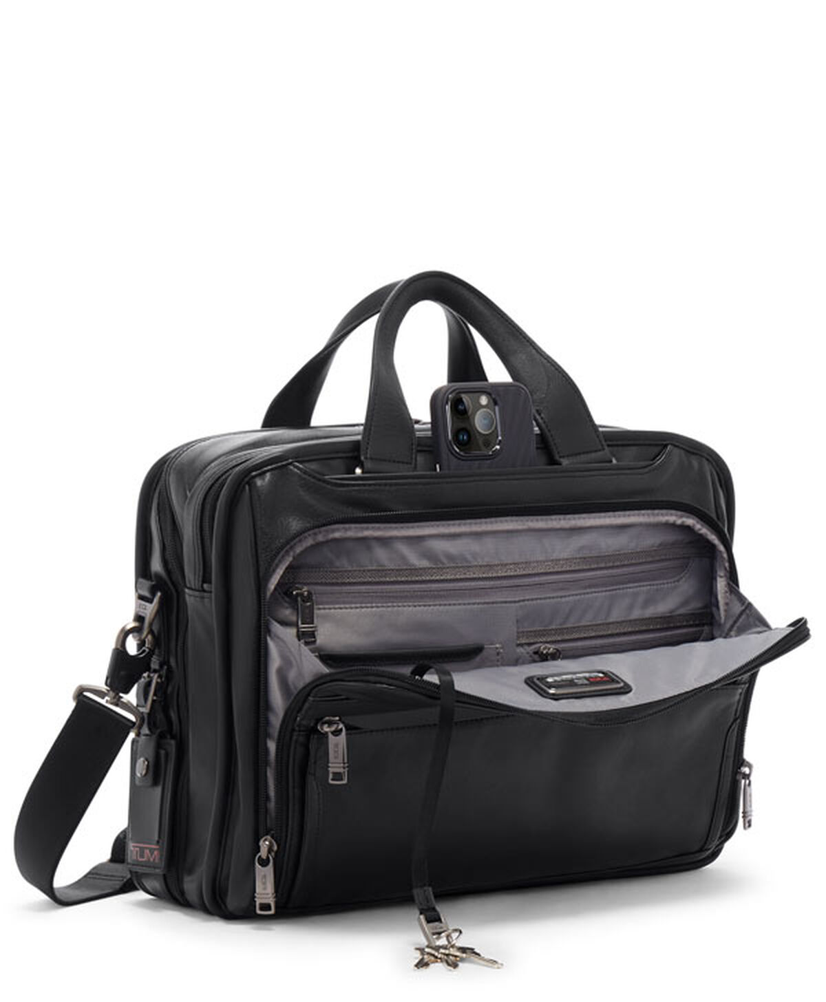 TUMI Alpha 3 ORGANIZER BRIEF Black