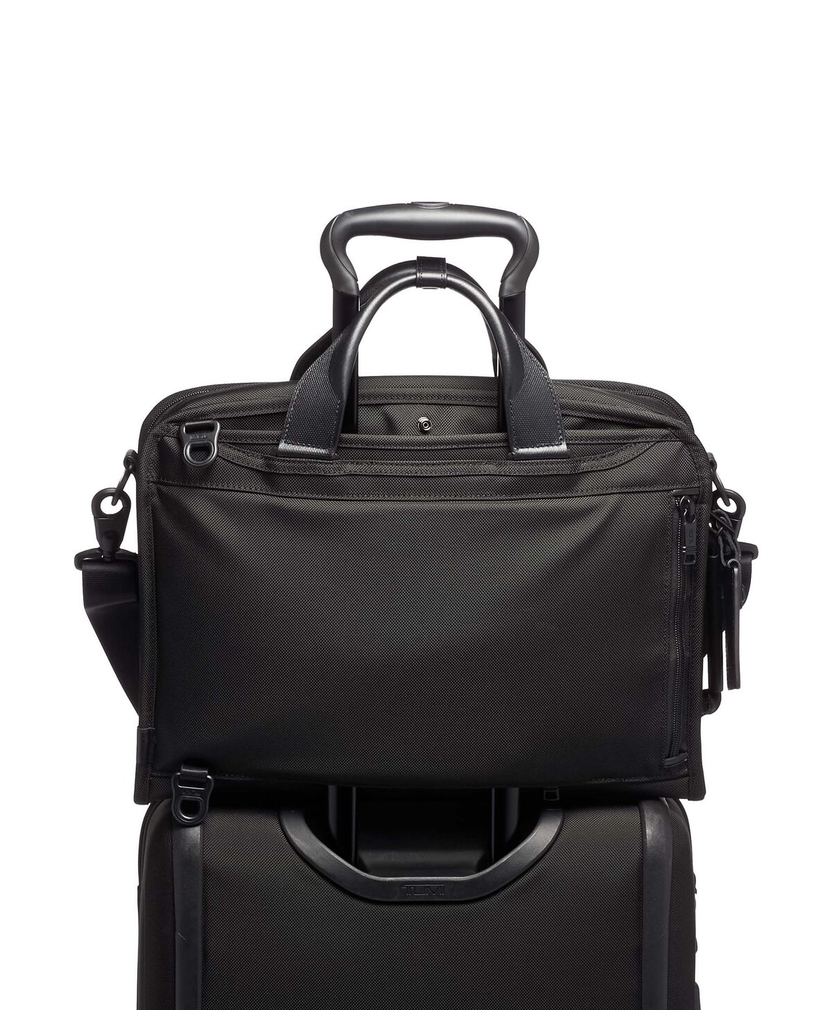 TUMI Alpha 3 SLIM THREE WAY BRIEF Black