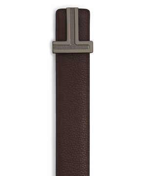 Belts T Buckle Reversible Leather Belt, 35mm