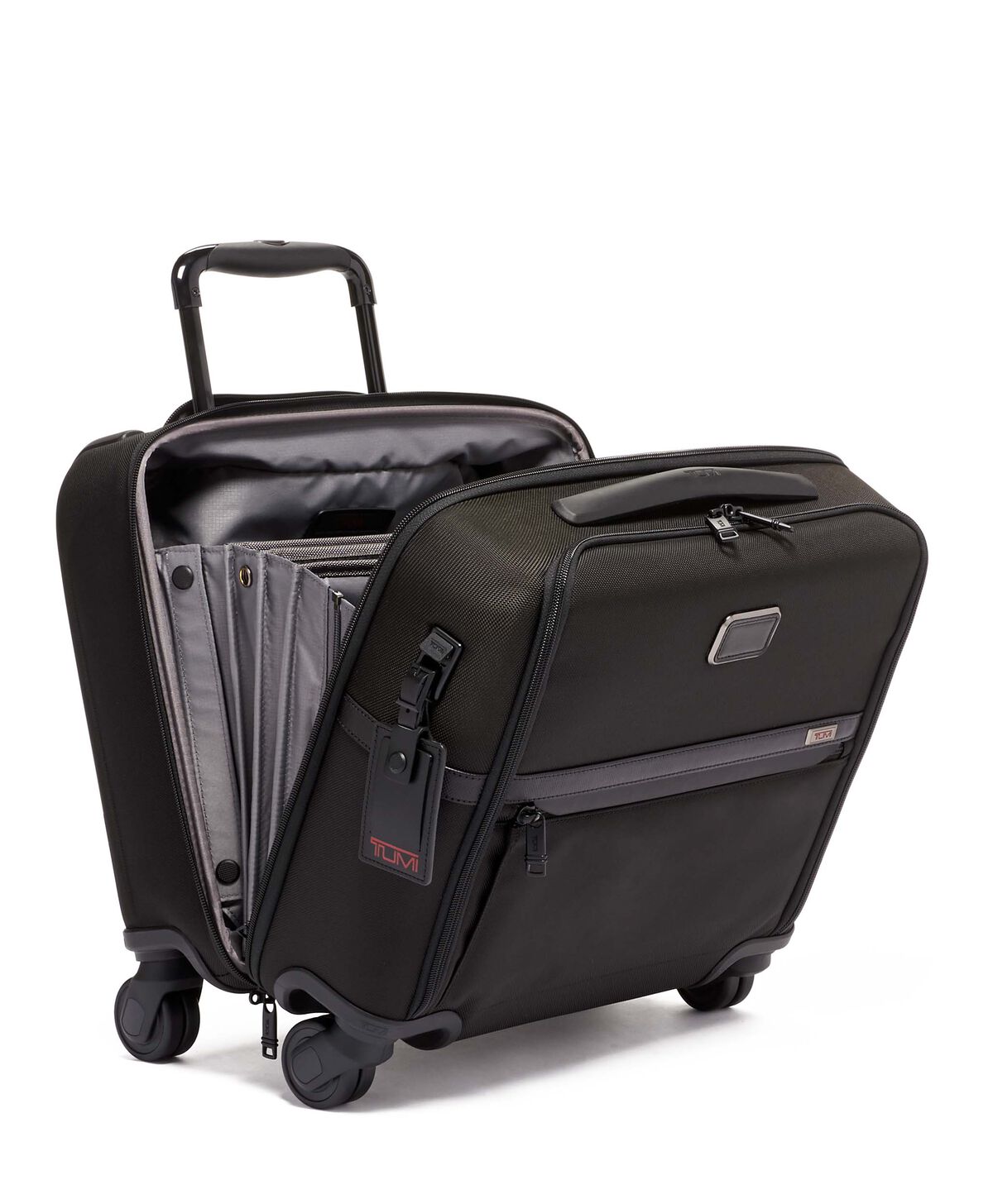 TUMI Alpha 3 COMPACT 4 WHL BRIEF Black