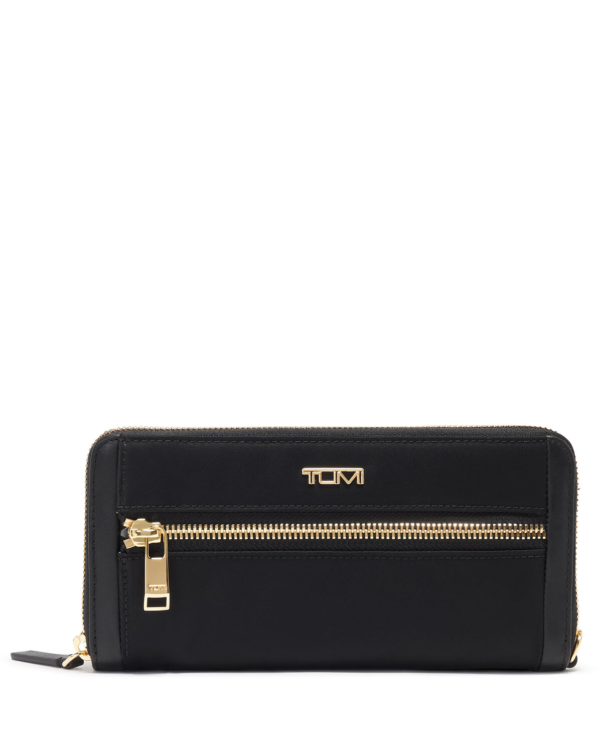 TUMI Voyageur Slg ZIP-AROUND CONTINENTAL  Black/Gold