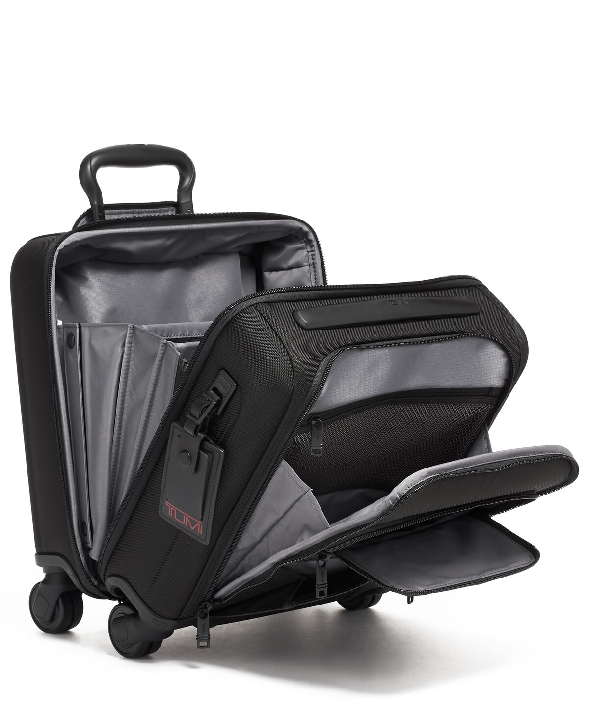 TUMI Alpha 3 SM COMPACT 4 WHL BRIEF  Black