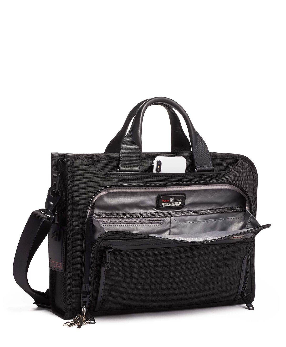 TUMI Alpha 3 SLIM DELUXE PORTFOLIO Black