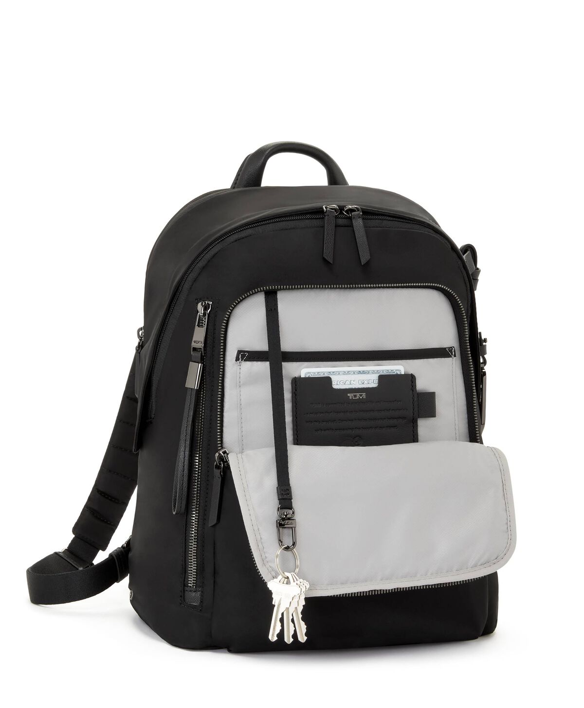 TUMI Voyageur HALSEY BACKPACK  Black/Gunmetal