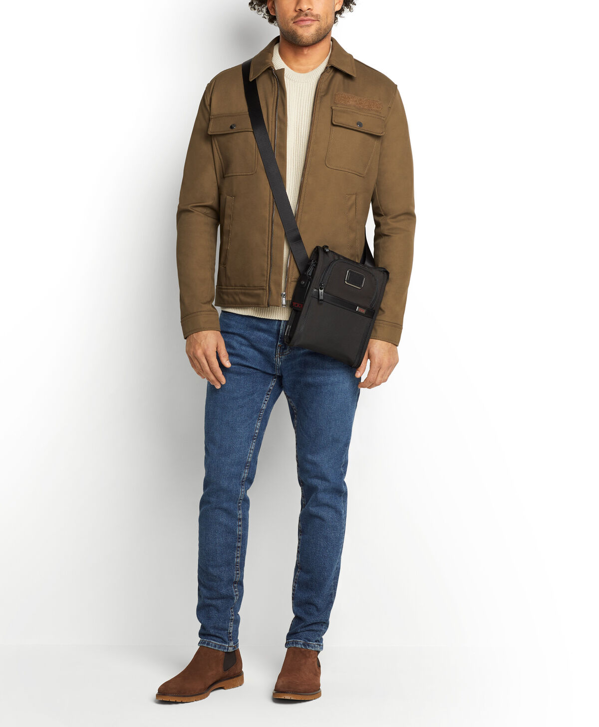 TUMI Alpha 3 POCKET BAG SMALL Black TUMI Alpha 3 POCKET BAG SMALL Black