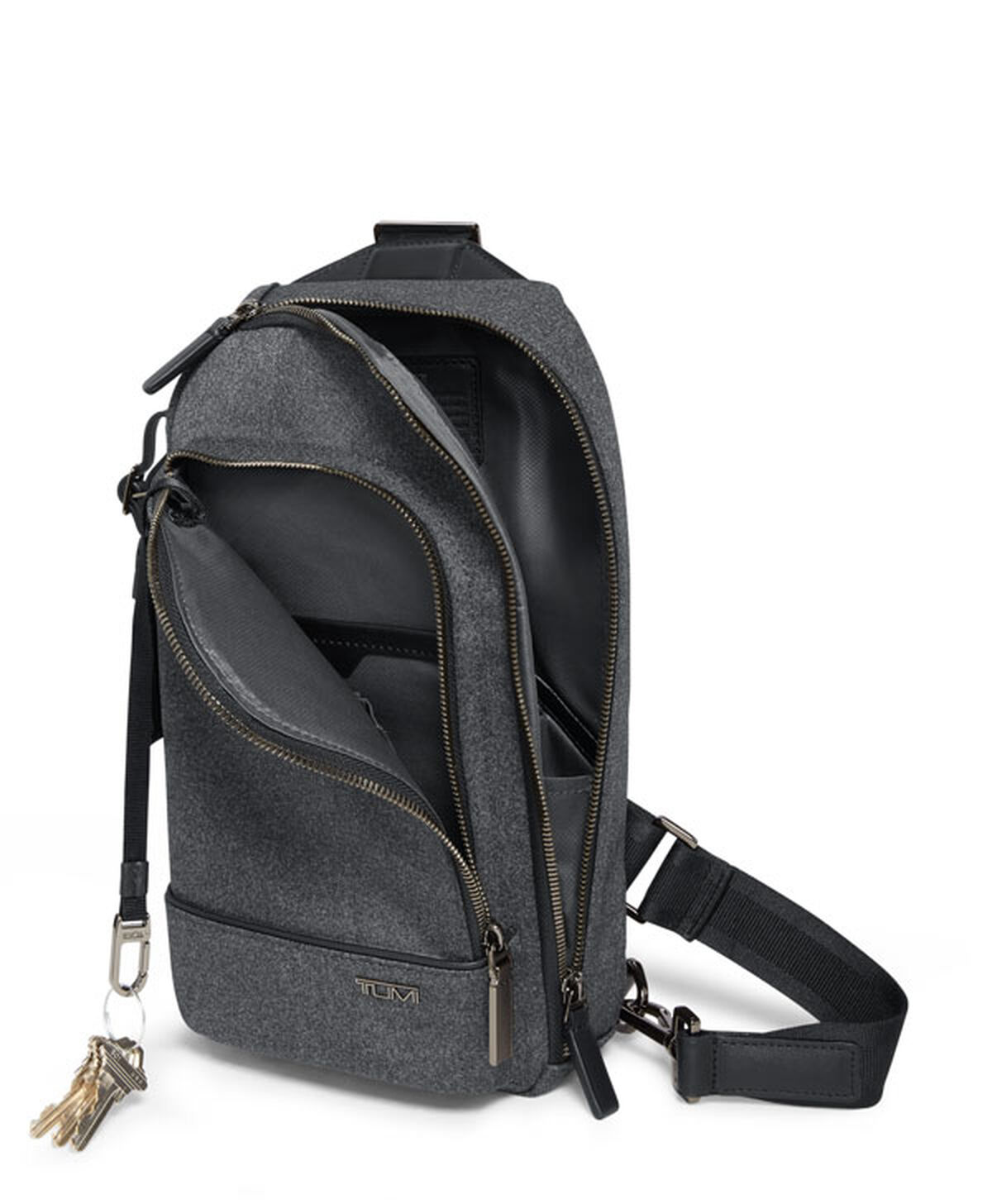 TUMI TUMI HARRISON Gregory Sling Dark Charcoal