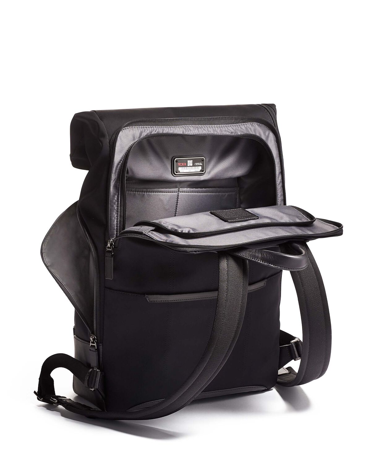 TUMI Harrison OSBORN ROLL TOP BACKPACK  Black