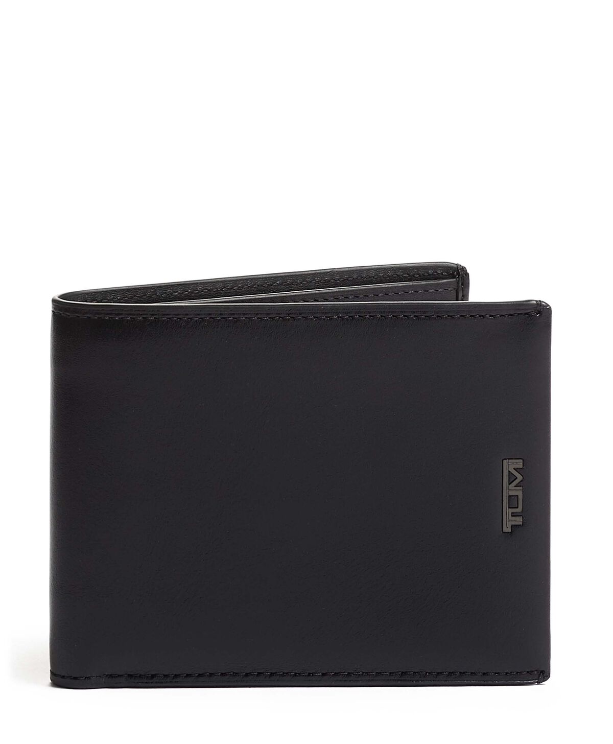 TUMI Nassau GBL WALLET W/ COIN POCKET  Black Smooth