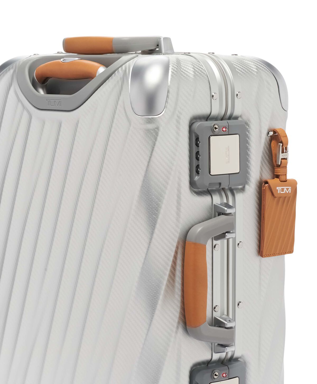 TUMI 19 Degree Aluminium INTERNATIONAL CARRY-ON Texture Silver