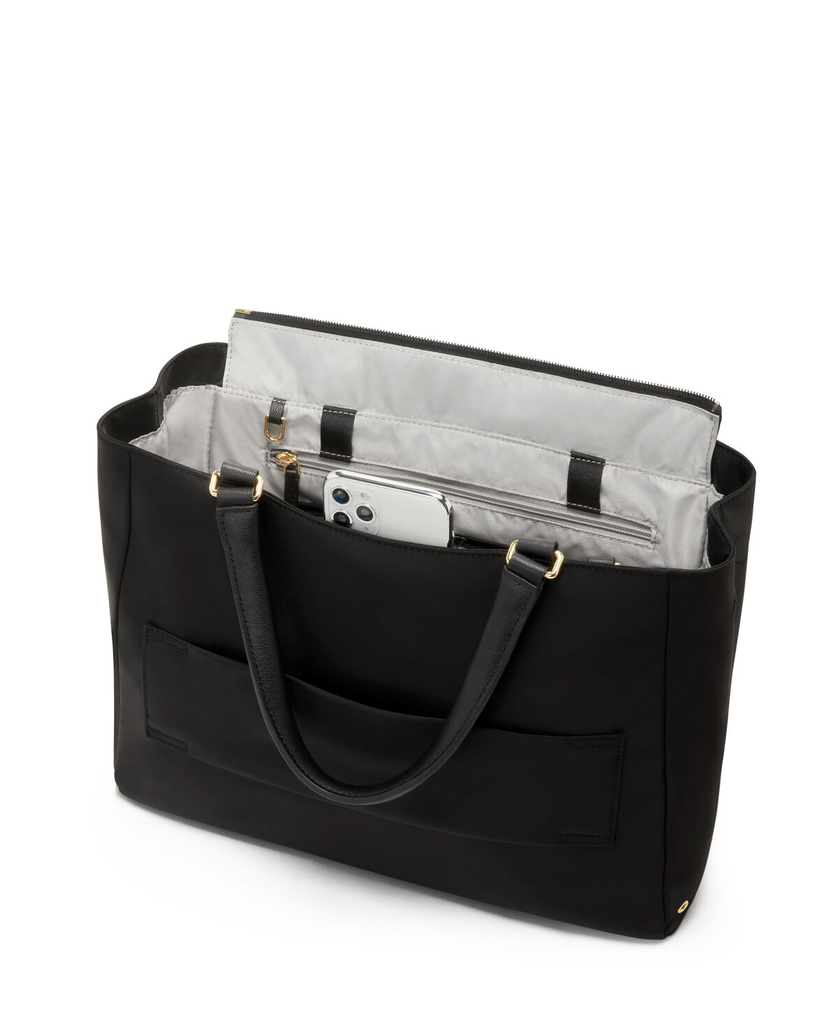 TUMI Voyageur VALETTA MEDIUM TOTE  Black/Gold