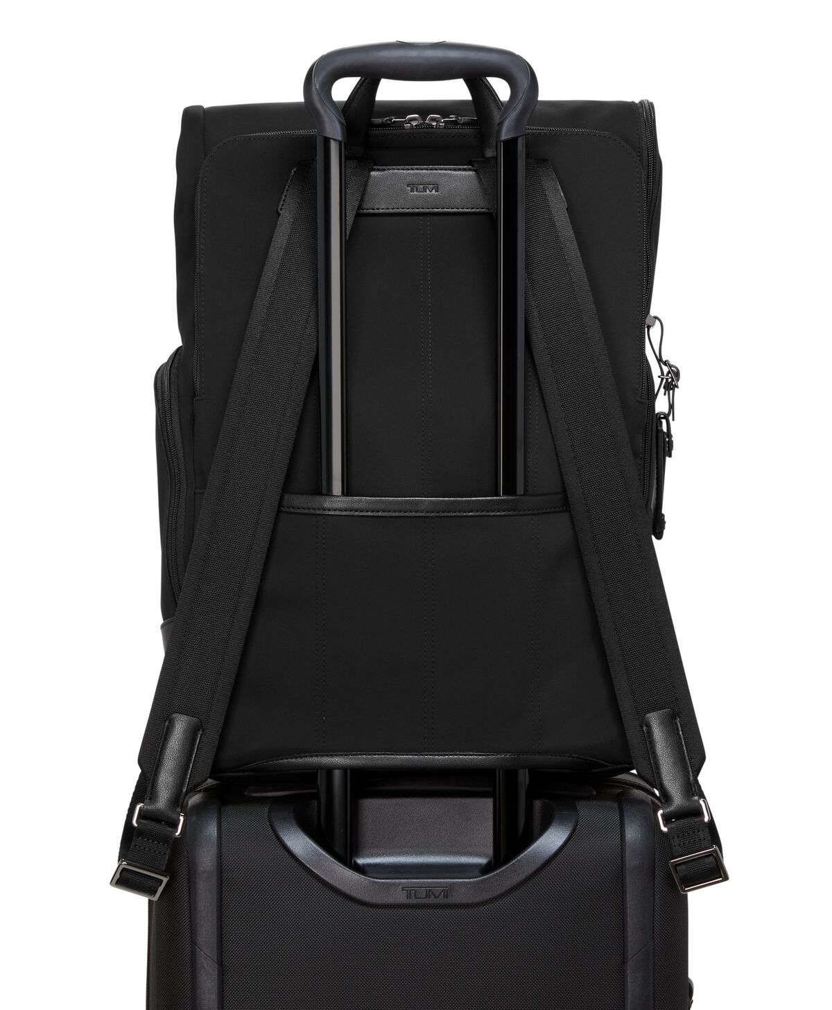 TUMI Harrison OSBORN ROLL TOP BACKPACK  Black/Black