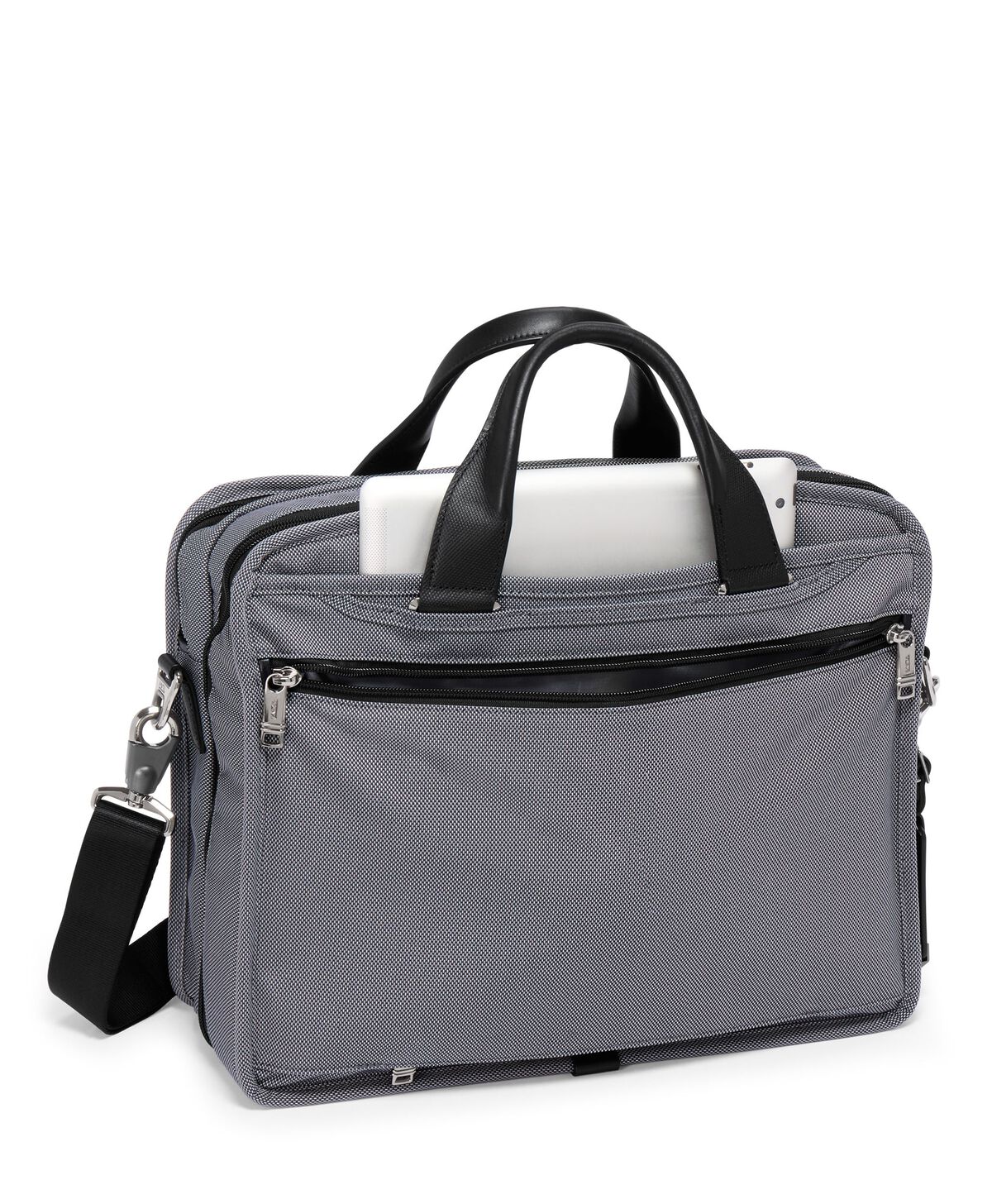 TUMI Alpha 3 ORGANIZER BRIEF  Meteor Grey