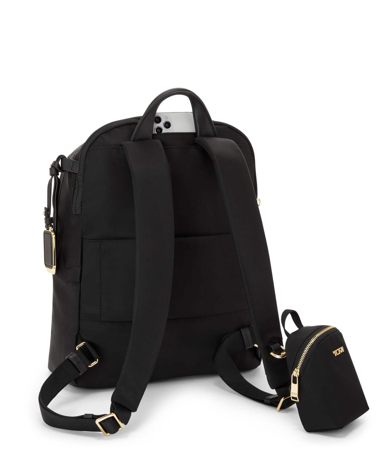 TUMI Voyageur HALSEY BACKPACK  Black/Gold