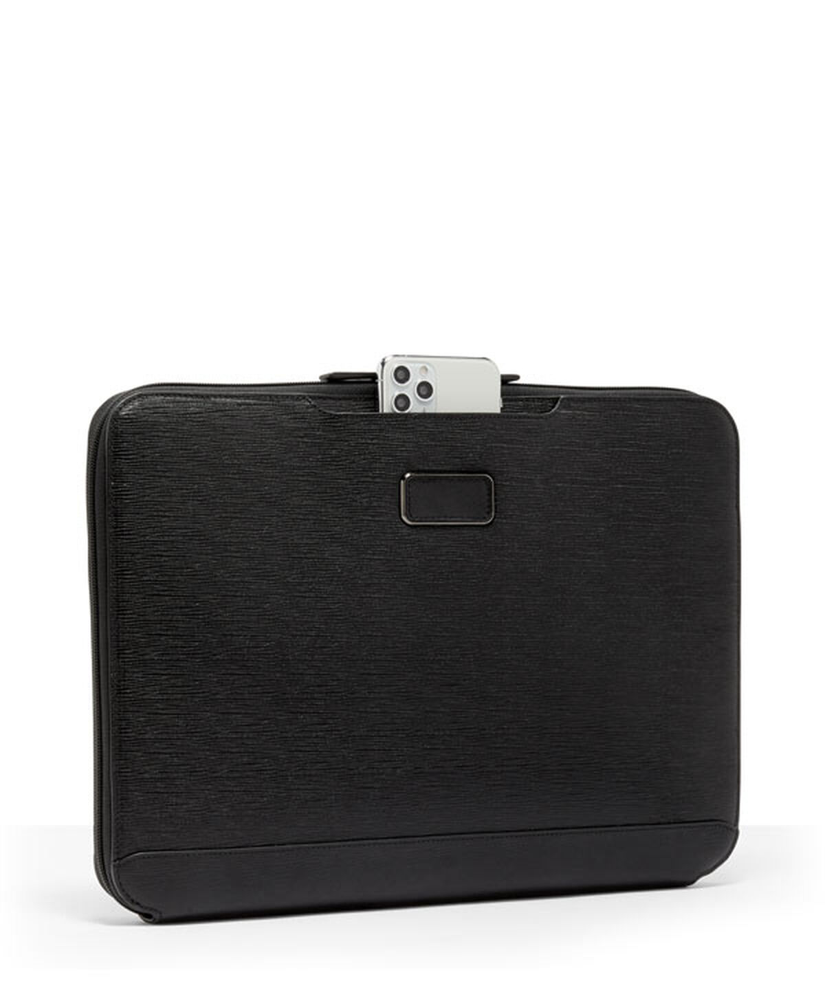 TUMI Nassau LAPTOP PORTFOLIO  Black Embossed