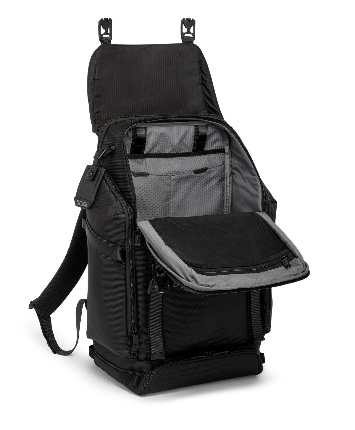 TUMI Alpha Bravo EXPEDITION FLAP BACKPACK  Black TUMI Alpha Bravo EXPEDITION FLAP BACKPACK  Black