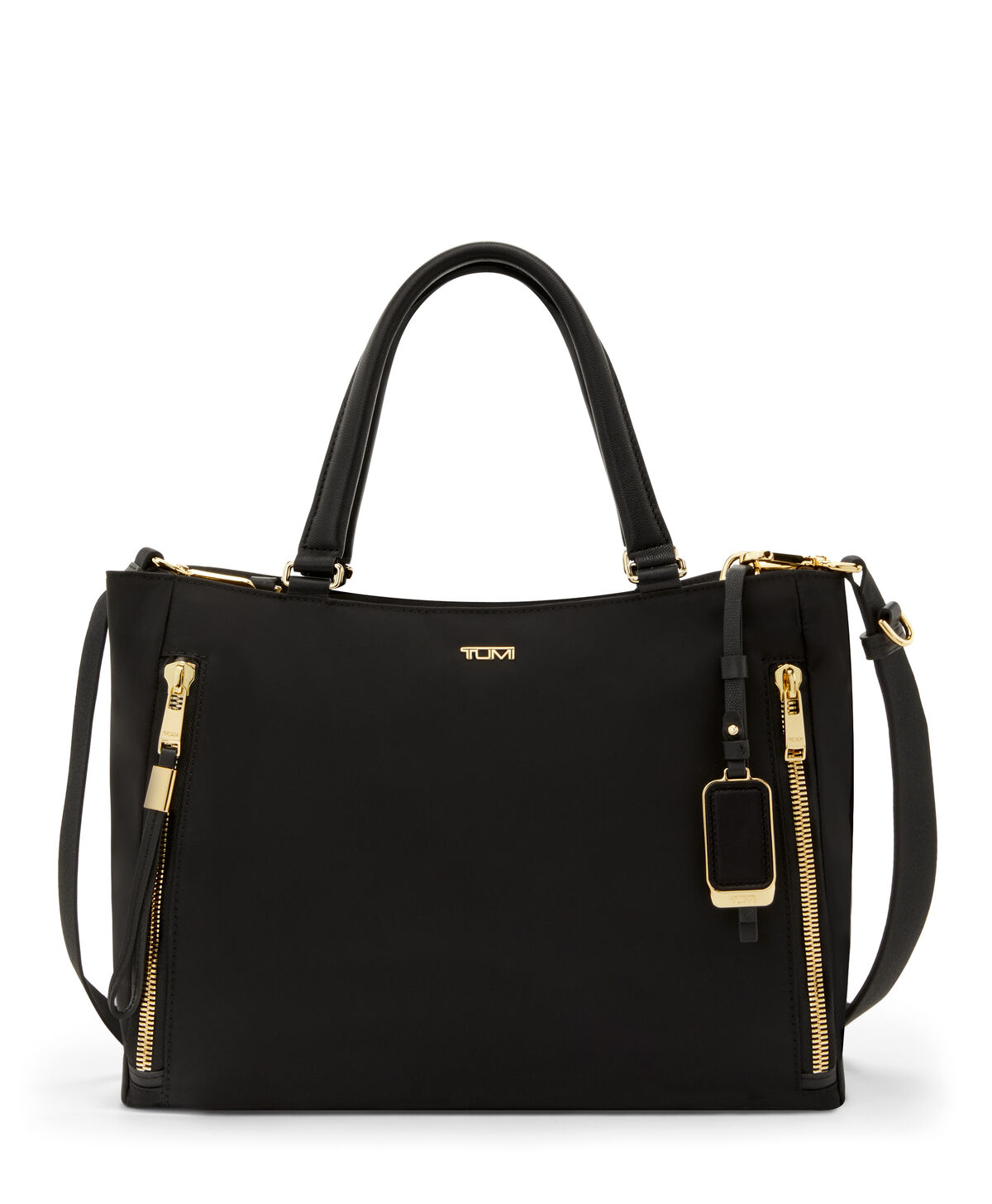 TUMI Voyageur VALETTA MEDIUM TOTE  Black/Gold