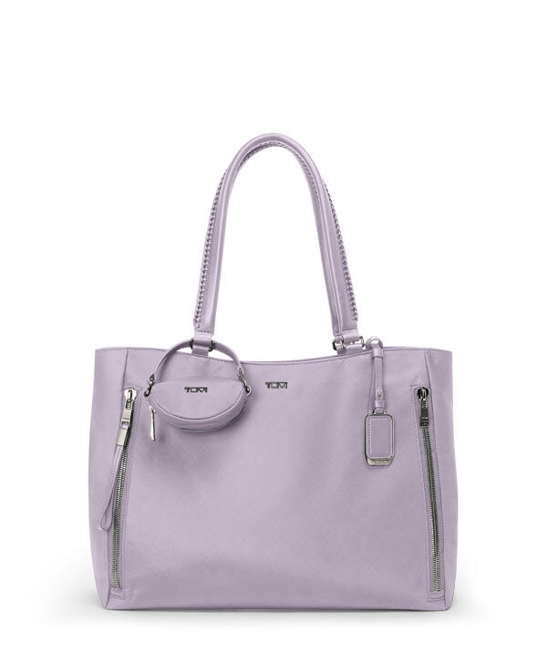 美品♡TUMI♡ VOYAGEUR トートバッグ　ショルダー付き　限定パープル TUMI
