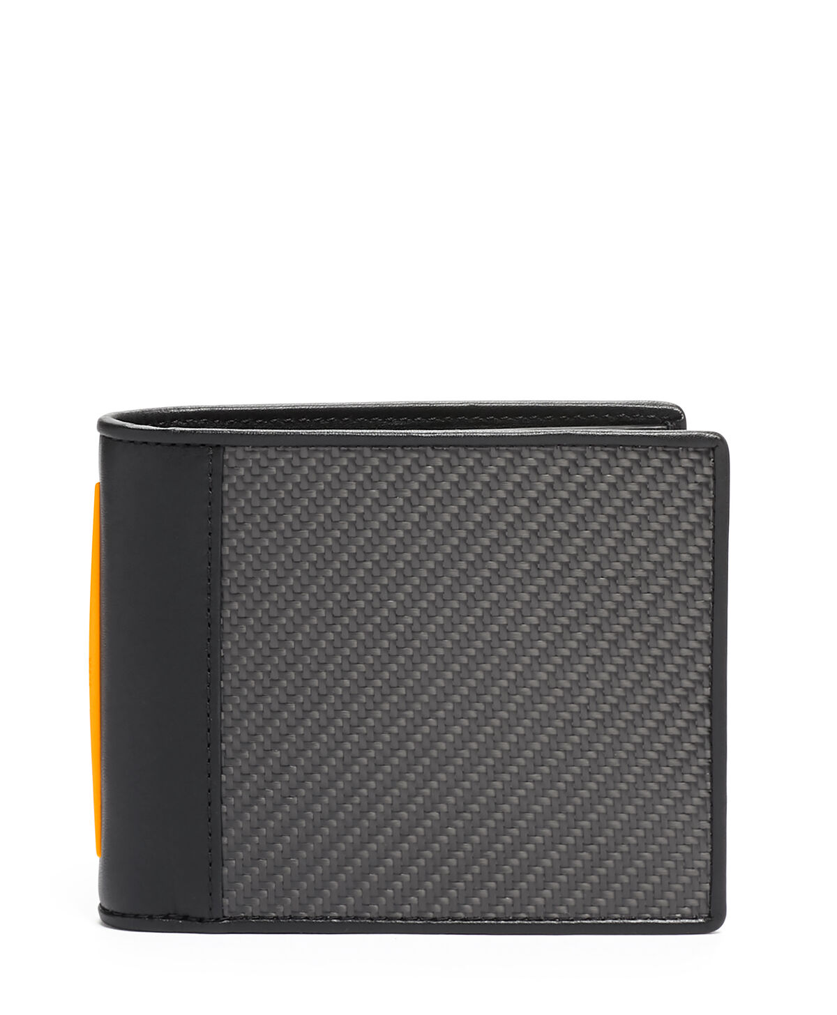 TUMI GLOBAL DOUBLE BILLFOLD Carbon/Papaya